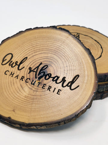 Live-Edge Coasters